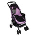 HAPPY TRAILS NO ZIP PET STROLLER - PINK, STROLLERS - Bones Bizzness
