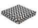 BLACK & WHITE ZIGGY PILLOW DOG BED, Beds - Bones Bizzness