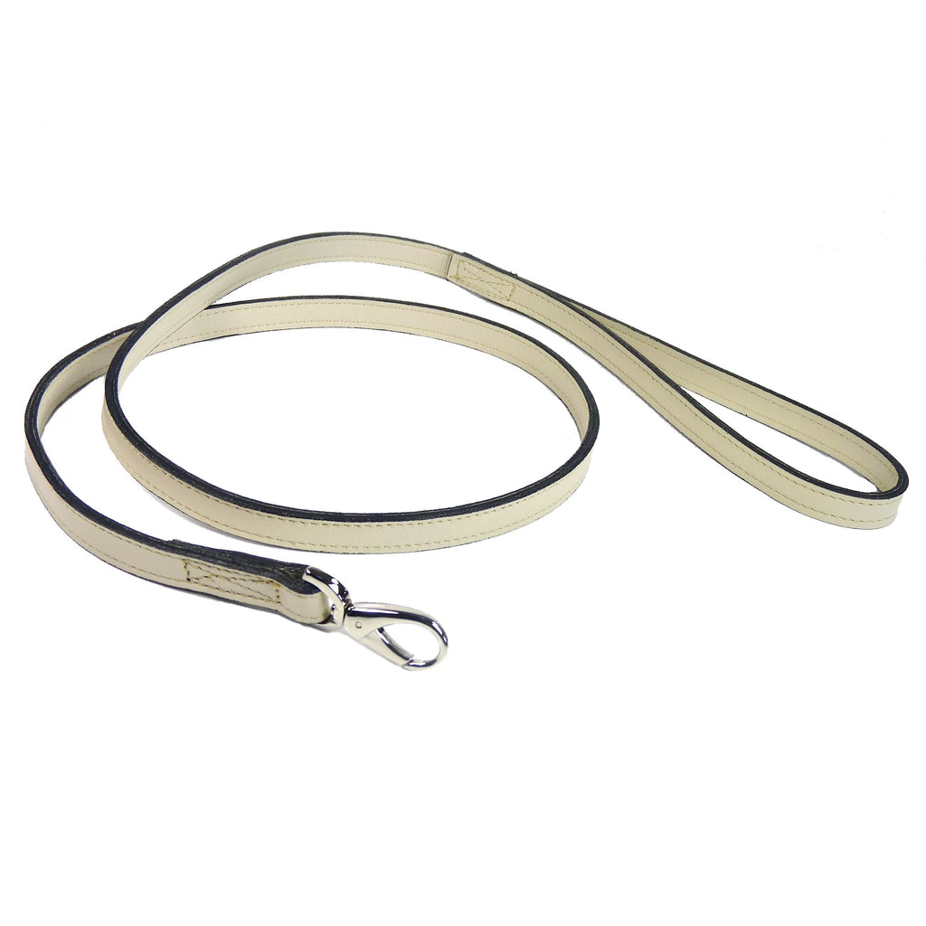 ATHENA EGGSHELL & NICKEL DOG LEAD, Leash - Bones Bizzness