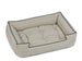 GREY DOMINGO SLEEPER DOG BED, Beds - Bones Bizzness