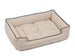 GREY DOMINGO SLEEPER DOG BED, Beds - Bones Bizzness