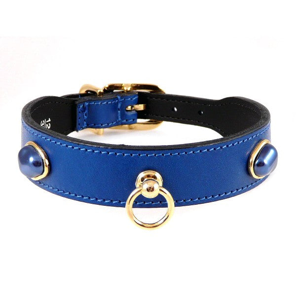 SOUTH SEAS IN COBALT BLUE DOG COLLAR, Collars - Bones Bizzness
