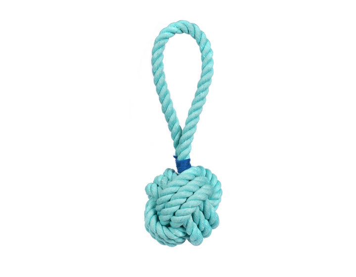 AQUA CELTIC 3" KNOT TIE DOG TOY