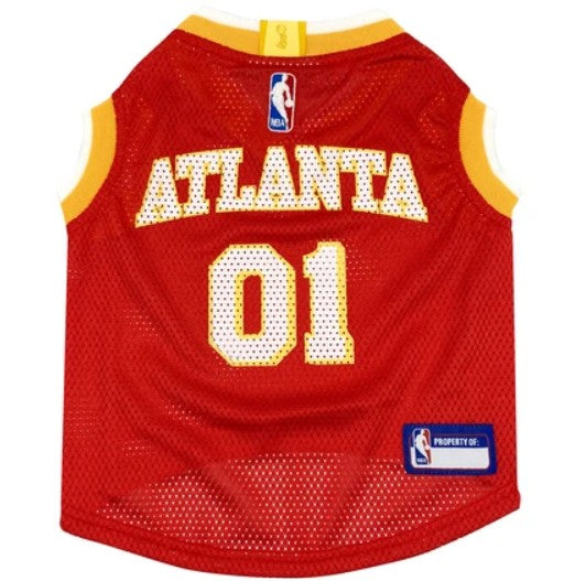 ATLANTA HAWKS BASKETBALL MESH DOG JERSEY
