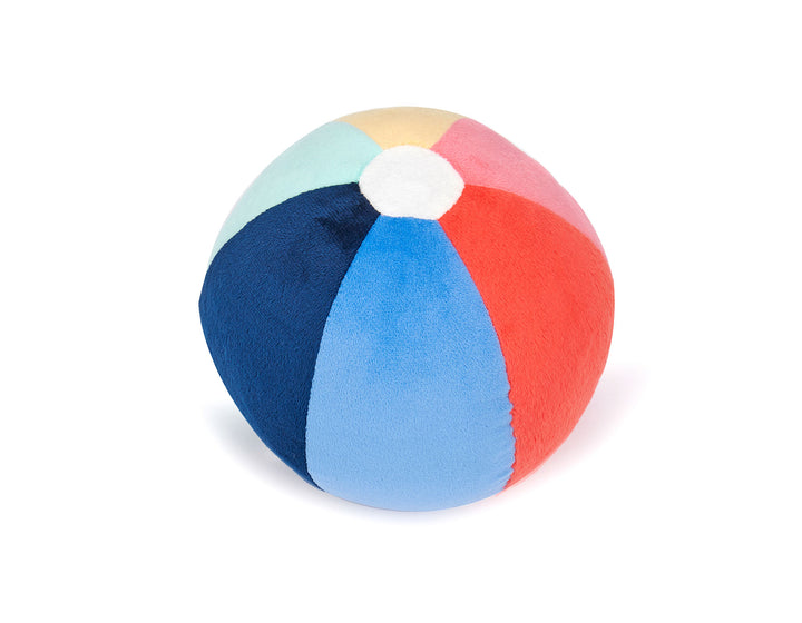 BEACH BALL PLUSH DOG TOY