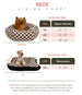 TIFFI LEOPARD DOG BED