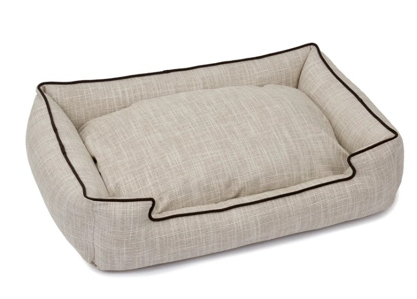 BEIGE LOUNGE DOG BED