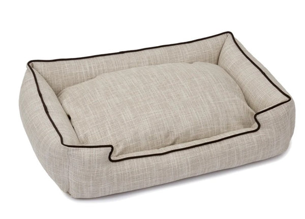 BEIGE LOUNGE DOG BED