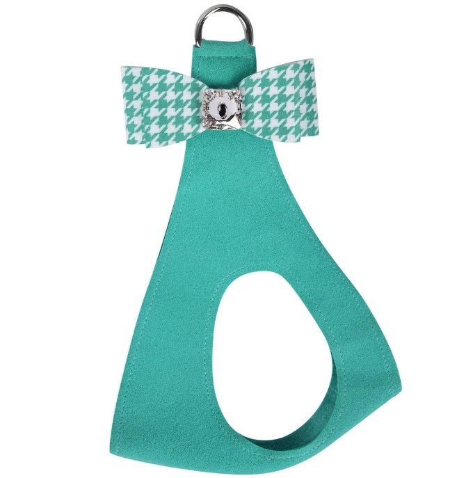 BIMINI HOUNDSTOOTH BIG BOW STEP-IN DOG HARNESS