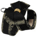 BLACK GLITZERATI DOUBLE NOUVEAU BOW TINKIE DOG HARNESS W/ BLACK GLITZERATI TRIM