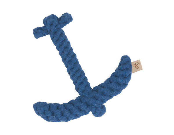 BLUE ANCHOR 7" ROPE DOG TOY
