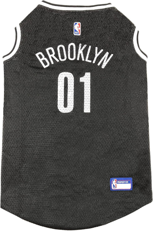 BROOKLYN NETS MESH DOG JERSEY