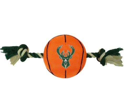 MILWAUKEE BUCKS BASKETBALL DOG TOY
