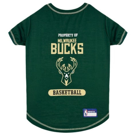 MILWAUKEE BUCKS DOG TEE SHIRT