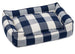 BUFFALO CHECK SMALL NAVY LOUNGE DOG BED