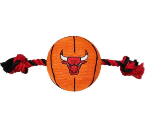 CHICAGO BULLS BASKETBALL ROPE DOG TOY