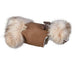 NOUVEAU BOW IVORY FOX FUR DOG COAT