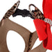 RED PEPPER NOUVEAU BOW STEP-IN DOG HARNESS
