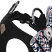 CLASSIC GLEN HOUNDSTOOTH BIG BOW STEP-IN DOG HARNESS