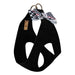 CLASSIC GLEN HOUNDSTOOTH BIG BOW STEP-IN DOG HARNESS