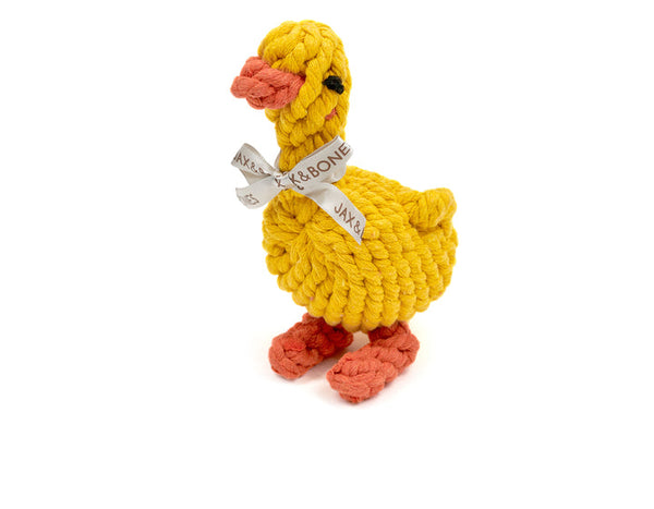 5" DAISY THE DUCK ROPE DOG TOY