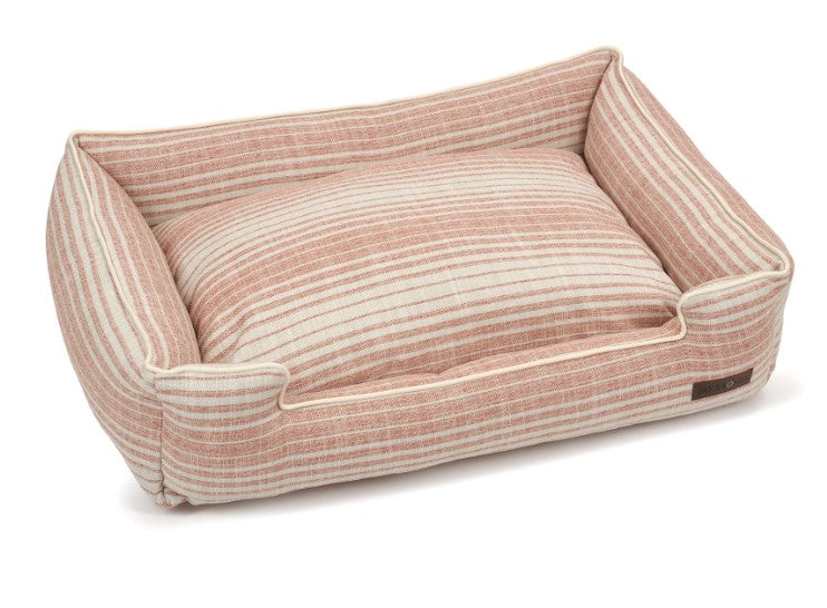 HAMPTON BLUSH DOG LOUNGE BED