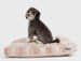 HAMPTON BLUSH RECTANGULAR DOG PILLOW BED