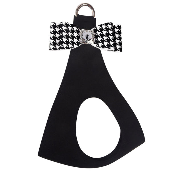 HOUNDSTOOTH BIG BOW STEP-IN DOG HARNESS
