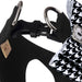 HOUNDSTOOTH BIG BOW STEP-IN DOG HARNESS