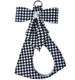 HOUNDSTOOTH TAIL BOW STEP IN DOG HARNESS
