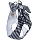 HOUNDSTOOTH TAIL BOW STEP IN DOG HARNESS
