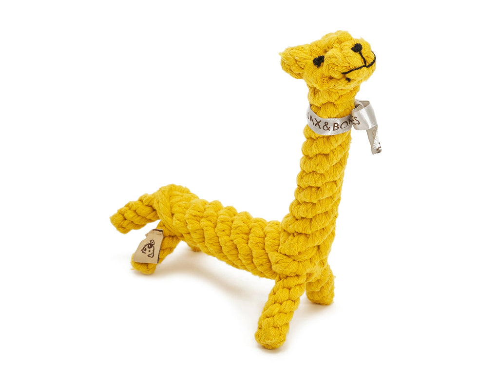 JERRY THE GIRAFFE ROPE DOG TOY