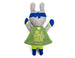 JUMPING JAX 11" RABBIT WOOL DOG TOY
