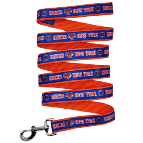 NEW YORK KNICKS DOG SATIN LEASH