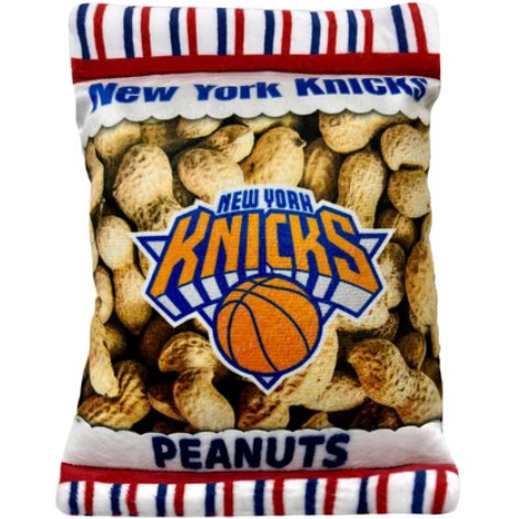 NEW YORK KNICKS PEANUT BAG DOG TOY