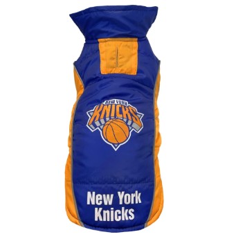 NEW YORK KNICKS PUFFER DOG VEST