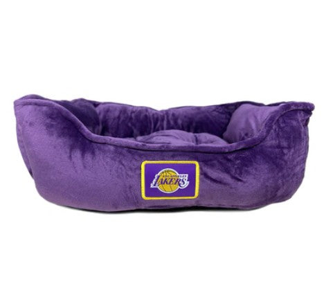 LOS ANGELES LAKERS DOG CUDDLE BED