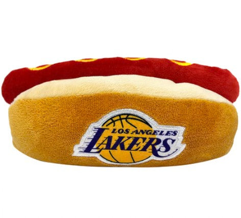 LOS ANGELES LAKERS HOTDOG TOY