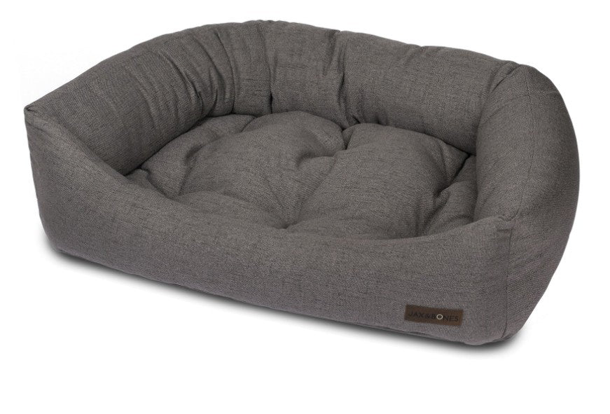 LARK GRAPHITE NAPPER DOG BED