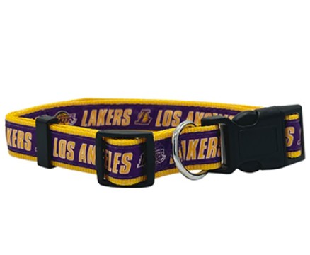 LOS ANGELES LAKERS DOG COLLAR