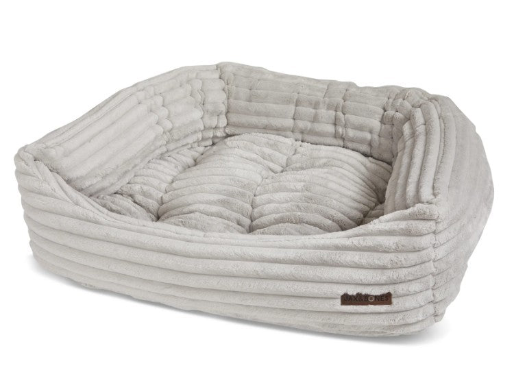 LUNA GREY NAPPER DOG BED
