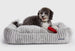 LUNA GREY LOUNGE DOG BED