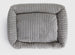 LUNA GREY LOUNGE DOG BED