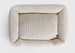 LUNA IVORY LOUNGE DOG BED
