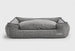 MANCHESTER GUNMETAL SMALL DOG LOUNGE BED