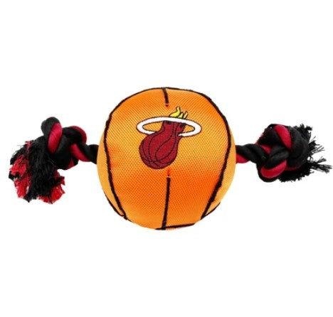 MIAMI HEAT BASKETBALL DOG TOY