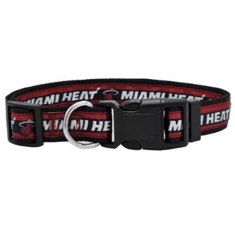 MIAMI HEAT DOG SATIN COLLAR