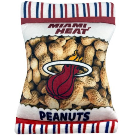 MIAMI HEAT PEANUT BAG DOG TOY