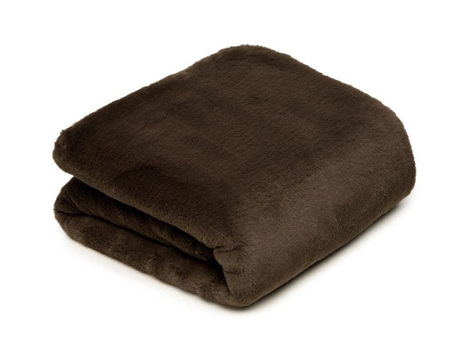MINK BROWN DOG BLANKET