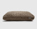 MOCHA CLOUD PILLOW DOG BED - PLUSH RECTANGULAR CUSHION